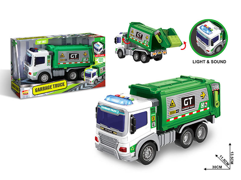 1:16 Friction Sanitation Garbage Truck