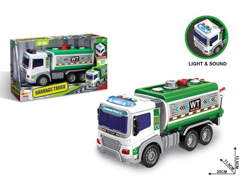 1:16 Friction Sanitation Truck