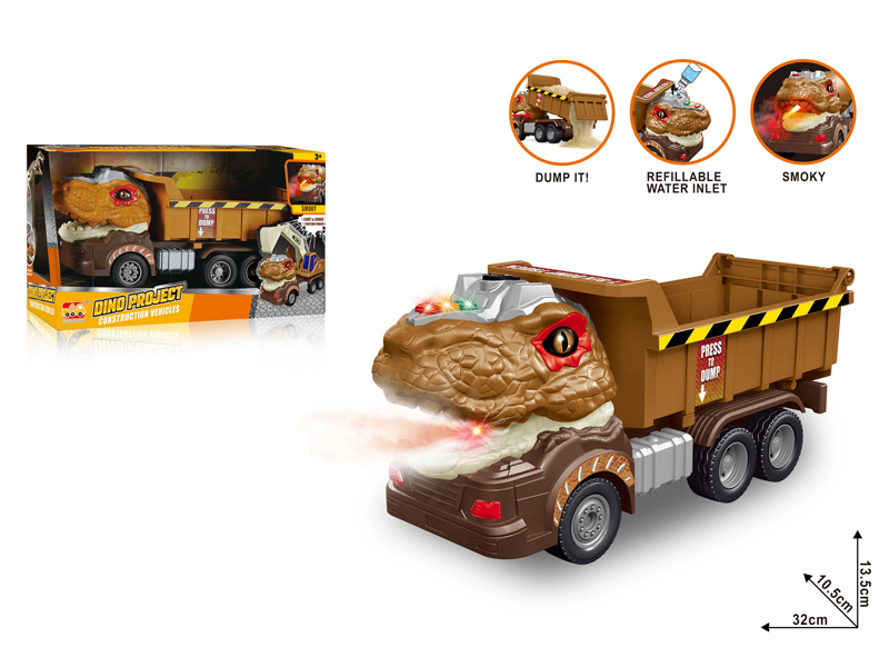 1:16 Friction Tyrannosaurus Rex Engineering Dump Truck