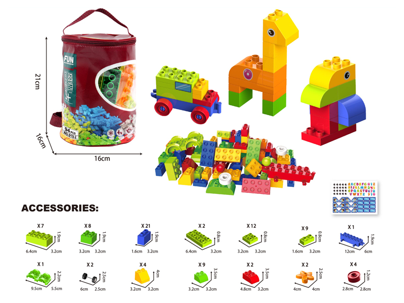 DIY Building Block 94PCS