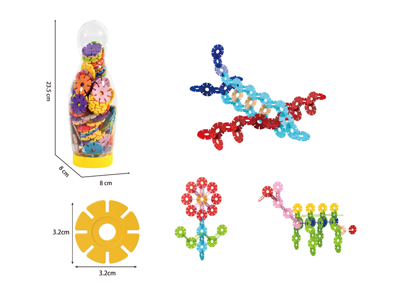 Medium Snowflake Bowling Building Block（160PCS）