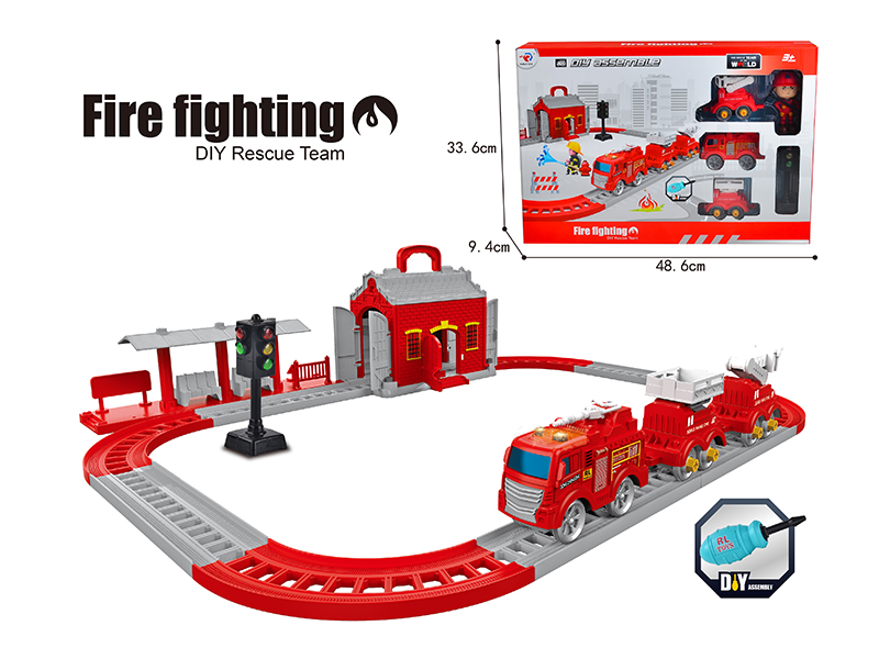 DIY Track Assembly Fire Engine