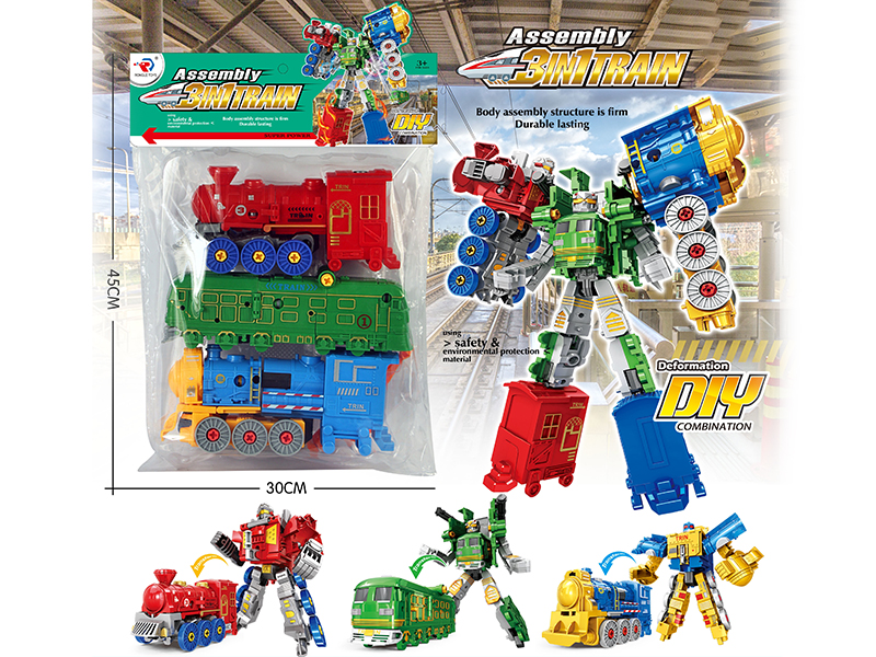 DIY Assembly 3 In 1 Train