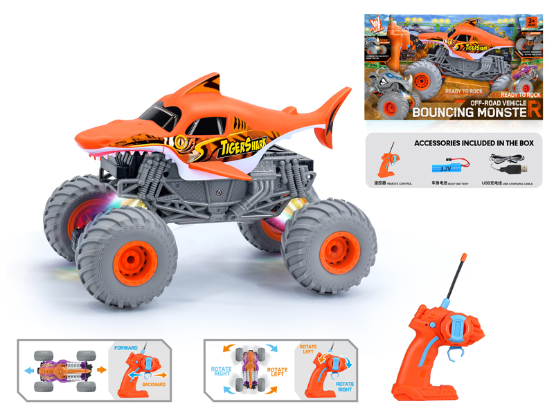 1:16 R/C Wind Fire Wheel Shark Climbing Vehicle