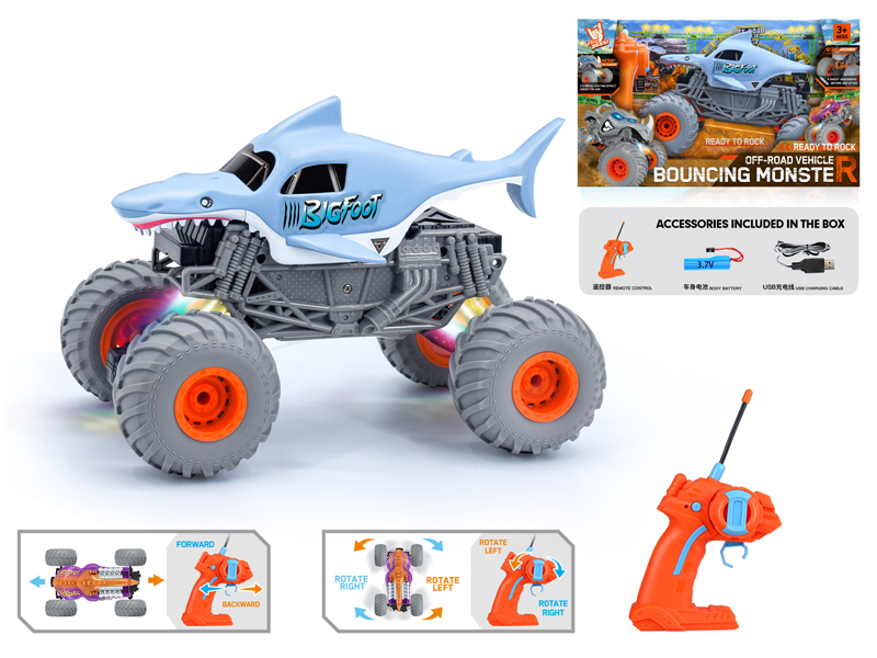 1:16 R/C Wind Fire Wheel Shark Climbing Vehicle