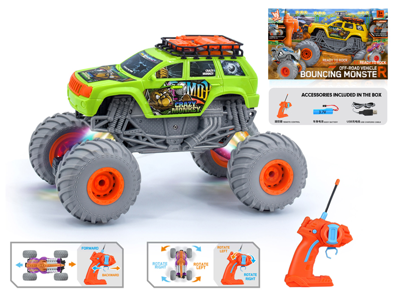 1:16 R/C Wind Fire Wheel Jeep Climbing Car