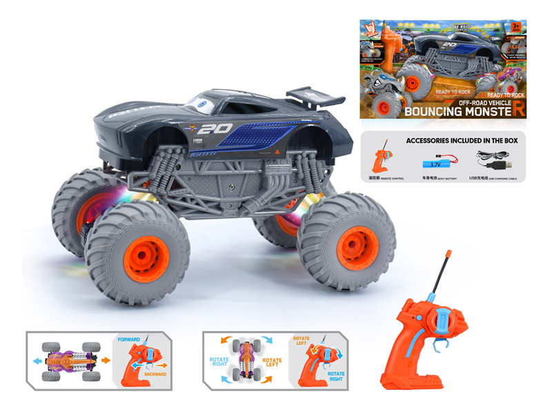 1:16 R/C Wind Fire Wheel Lightning Vehicle