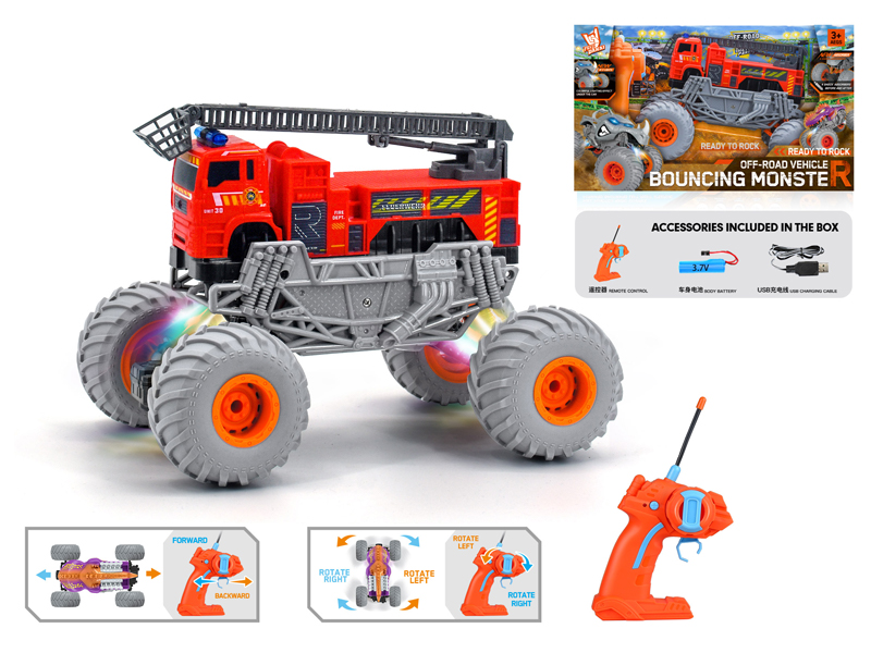 1:16 R/C Wind Fire Wheel Fire Fighting Climbing Vehicle