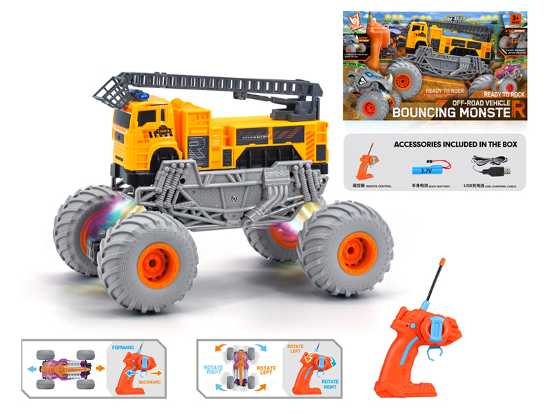 1:16 R/C Wind Fire Wheel Engineering Climbing Vehicle