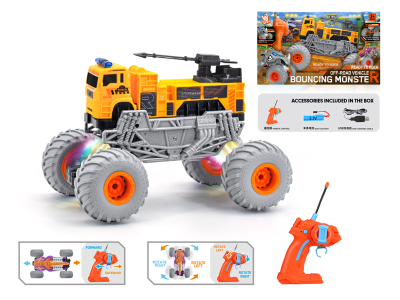 1:16 R/C Wind Fire Wheel Engineering Climbing Vehicle