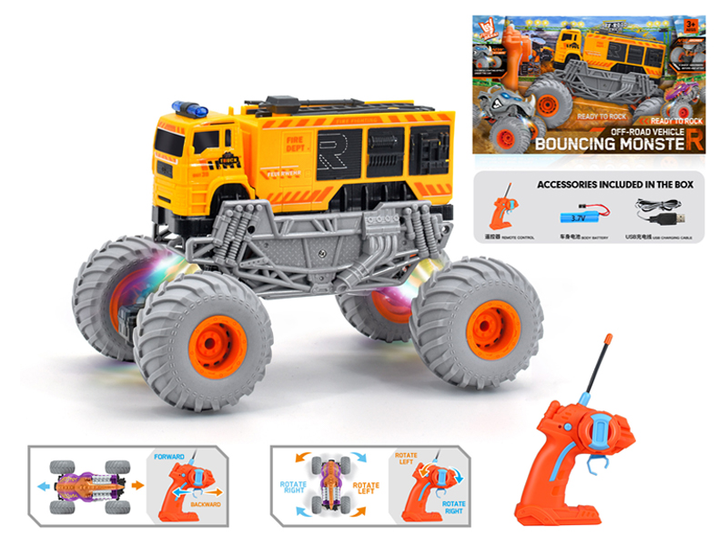 1:16 R/C Wind Fire Wheel Engineering Climbing Vehicle