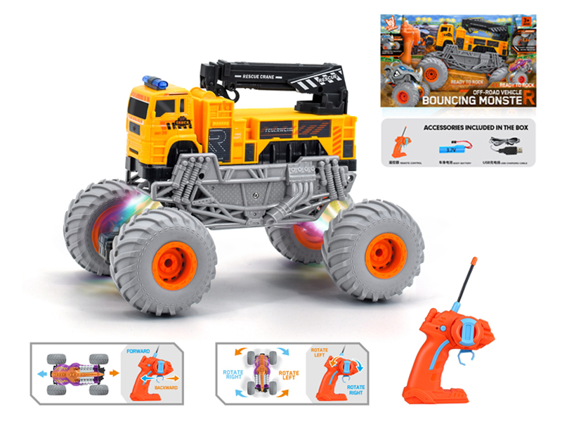 1:16 R/C Wind Fire Wheel Engineering Climbing Vehicle