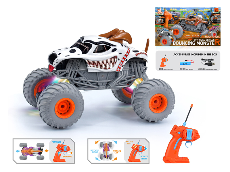 1:16 R/C Wind Fire Wheel Spotted Dog Climbing Vehicle