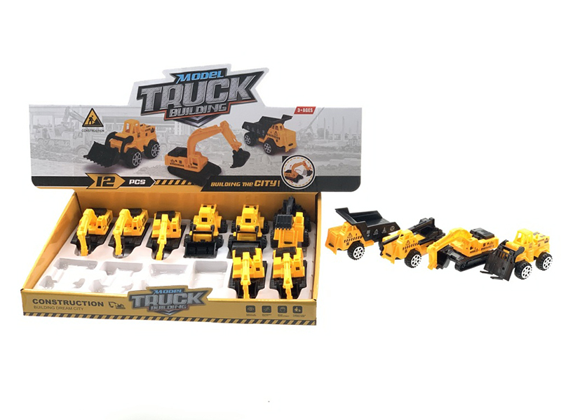 Pull Back Engineering Trucks 12pcs