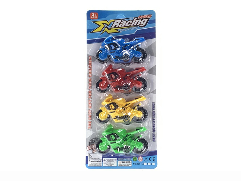 Pull Back Solid Color Motorcycle