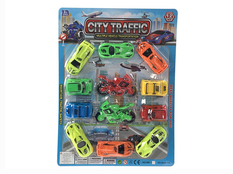 Solid Color Pull Back Car