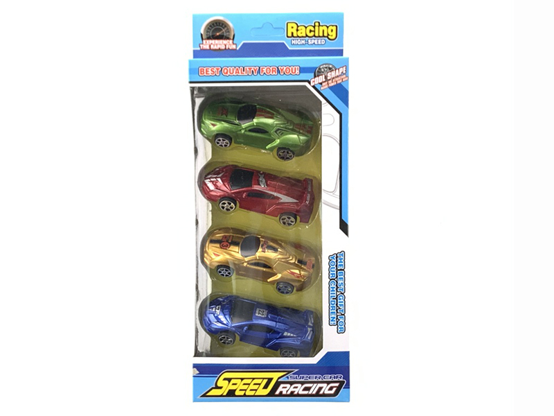 Pull Back Spray-Painted Sports Cars