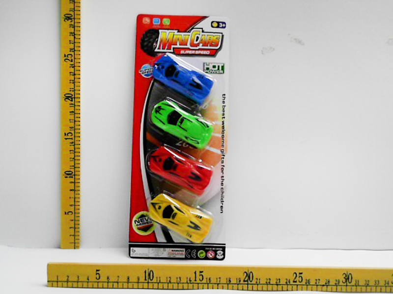 Solid Color Pull Back Racing Cars