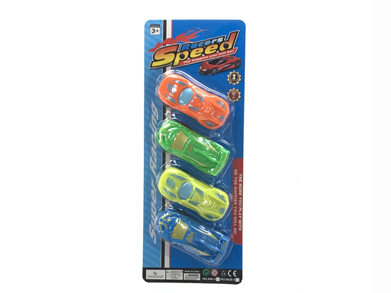 Pull Back Solid Color Sports Cars