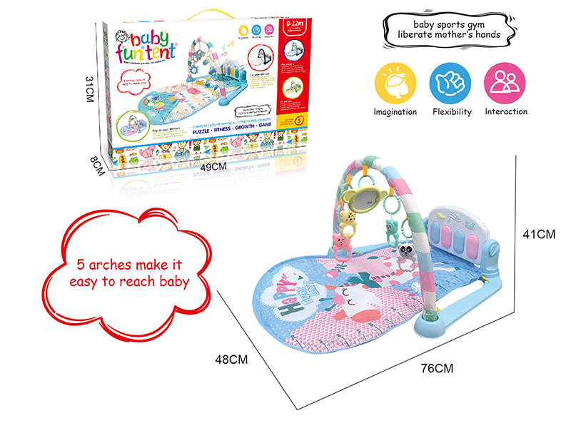 Baby Pedal Piano Fitness Blanket (With Sound/Music)