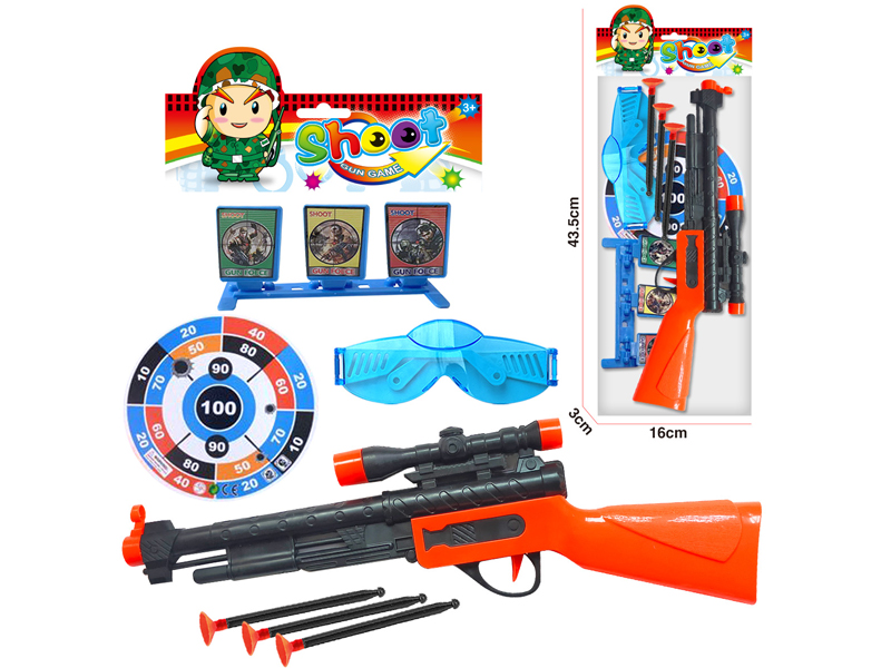 Soft Bullet Gun Police Toy Set