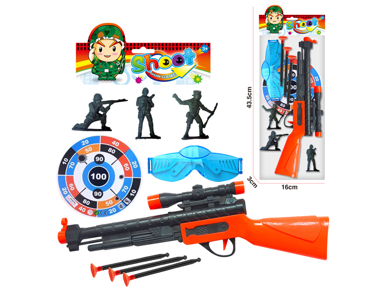 Soft Bullet Gun Police Toy Set