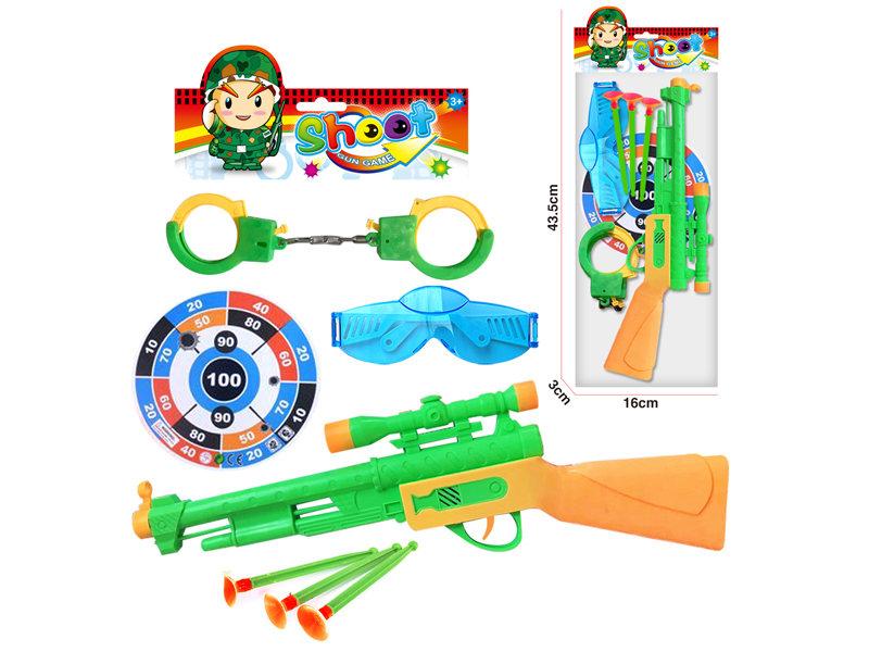 Soft Bullet Gun Police Toy Set
