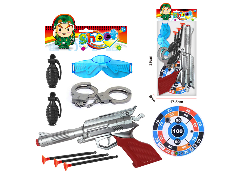 Soft Bullet Gun Police Toy Set