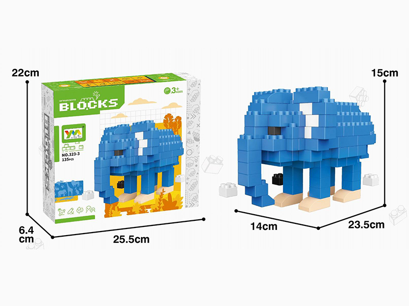 Elephant Building Blocks 135pcs