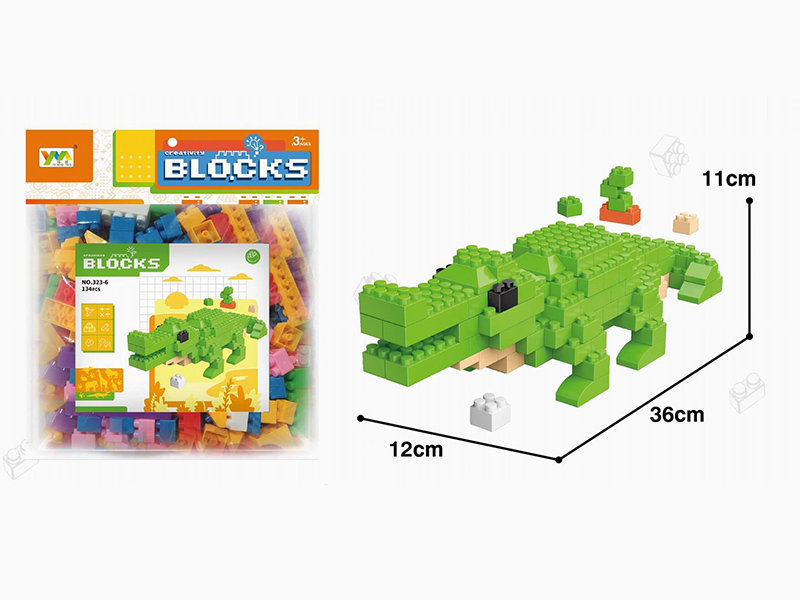 Crocodile Building Blocks 134pcs
