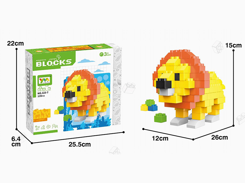 Lion Building Blocks 135pcs