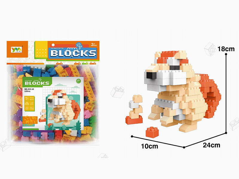 Squirrel Building Blocks 120pcs