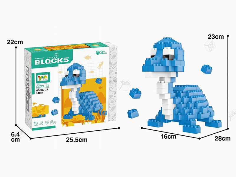 Plesiosaur Building Blocks 141pcs