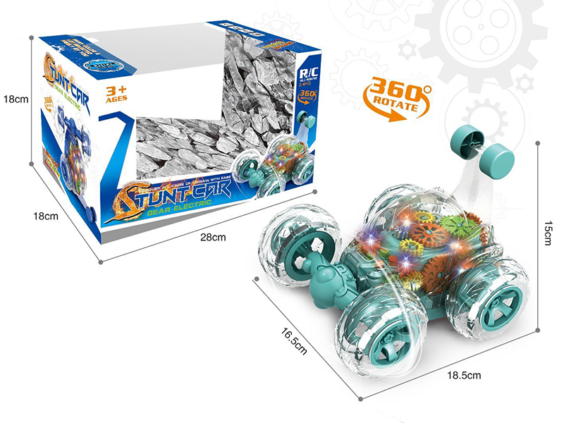 2.4G Remote Control Gear Stunt Car