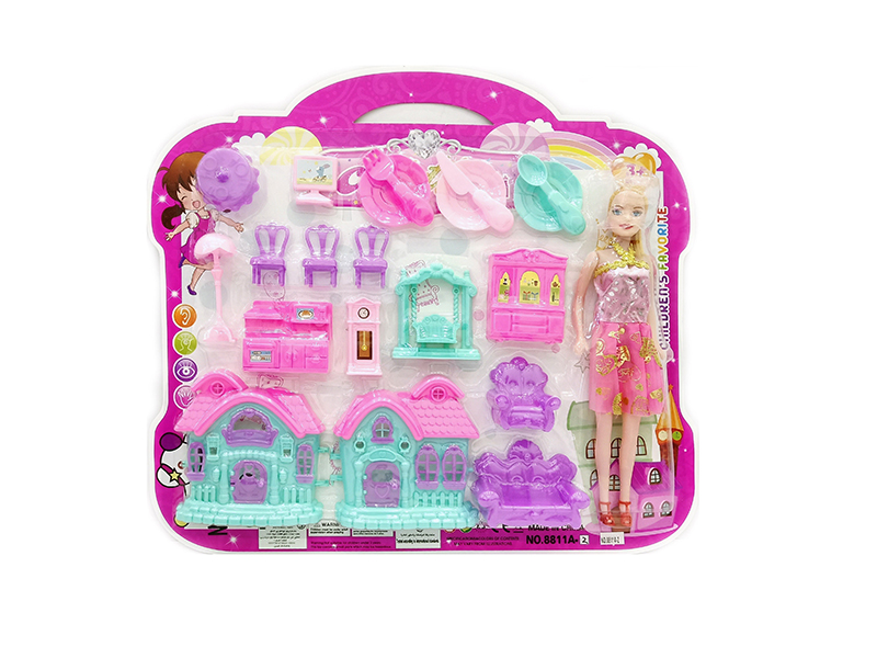 Villa Furniture Toys With Doll