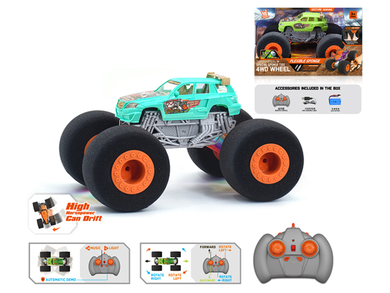 1:16 R/C Wind Fire Wheel Sponge Wheel Car