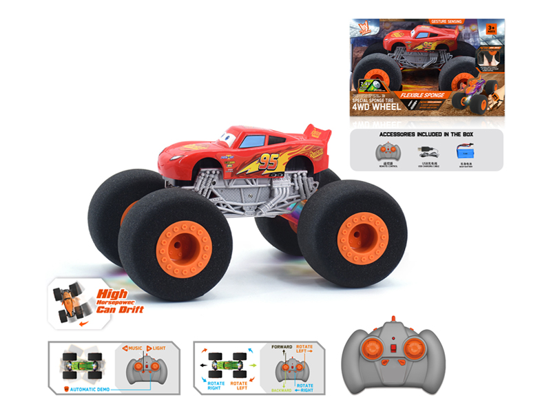 1:16 R/C Wind Fire Wheel Sponge Wheel Car