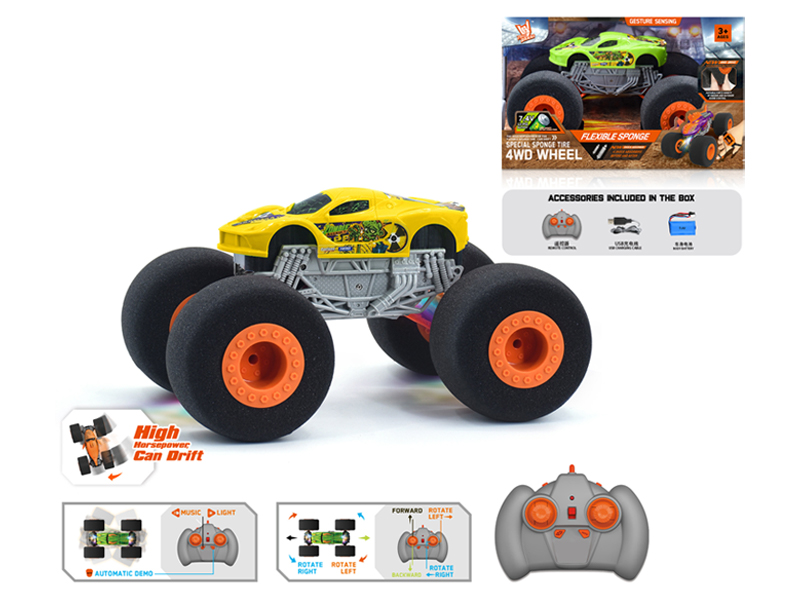 1:16 R/C Wind Fire Wheel Sponge Wheel Ferrari Car