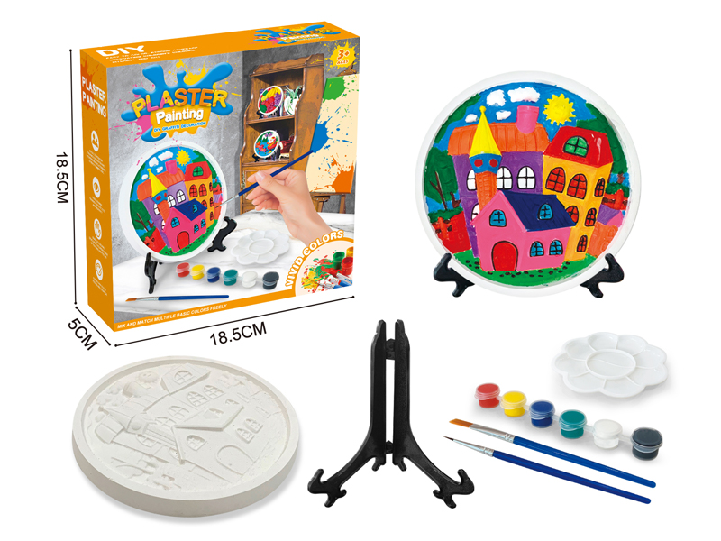 3D Disc Gypsum Painted Pendulum(Villa)