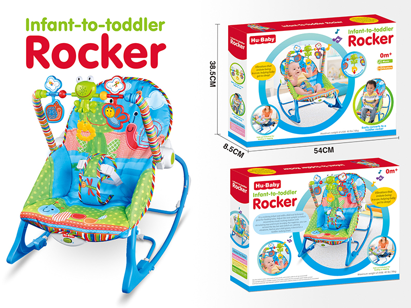 Baby Bouncer(Multi-Angle Regulation, Vibration, Music)