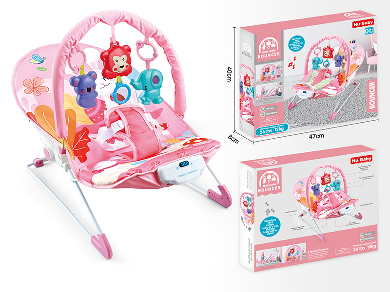 Baby Bouncer(Multi-Angle Regulation, Vibration, Music)