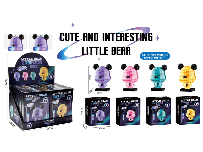 3D Crystal Assembled Building Blocks