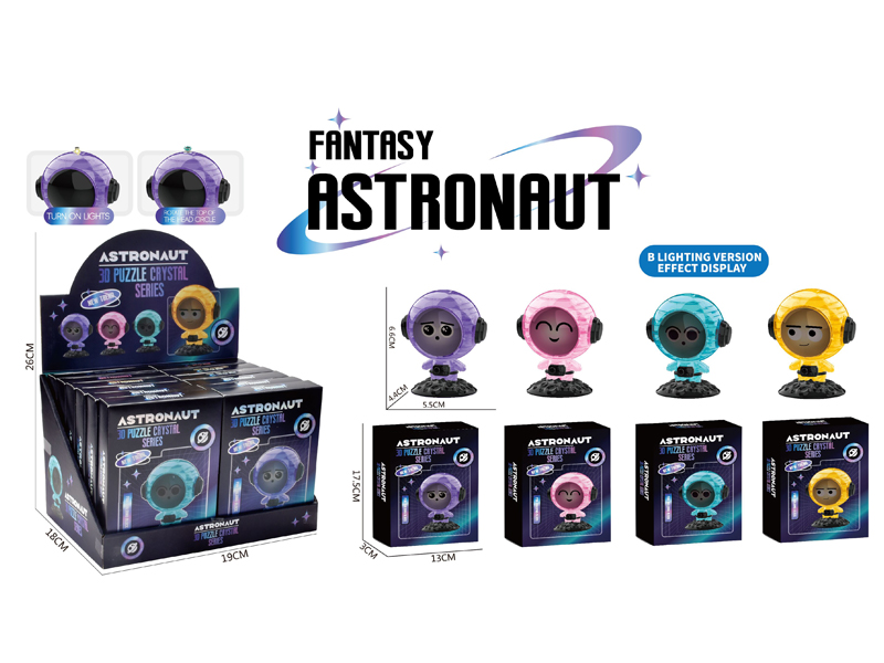 3D Crystal Assembled Building Blocks