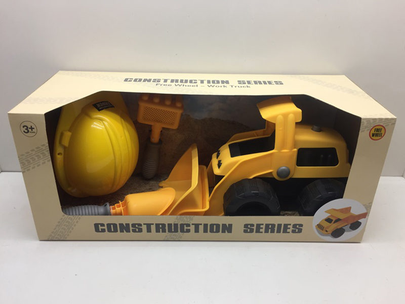 Slide Engineering Vehicle With Hat And Tools