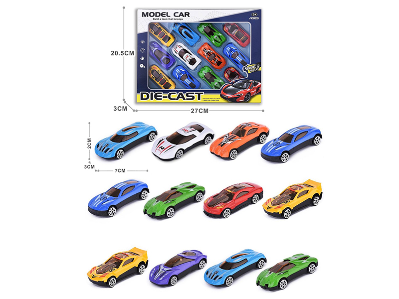 Slide Alloy Cars 12pcs