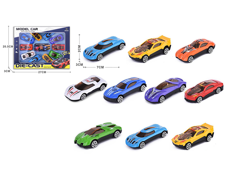 Slide Alloy Cars 10pcs