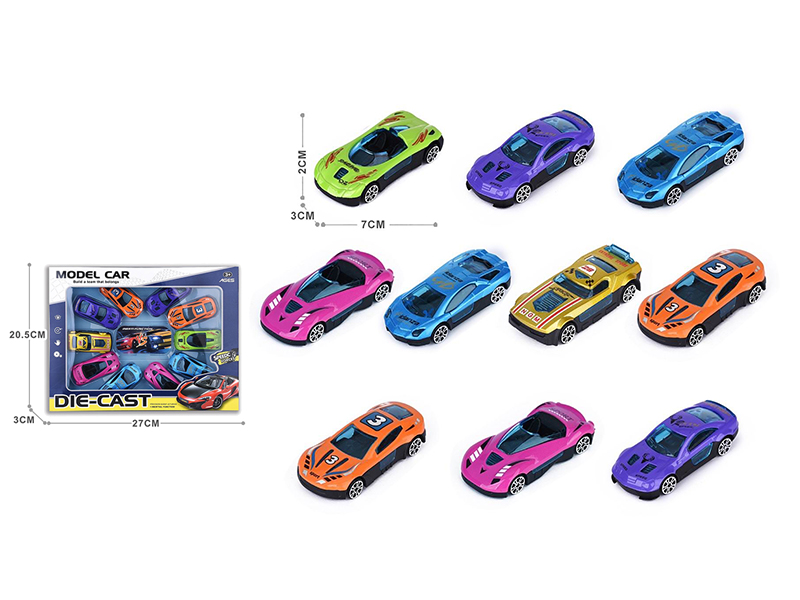 Slide Alloy Cars 10pcs