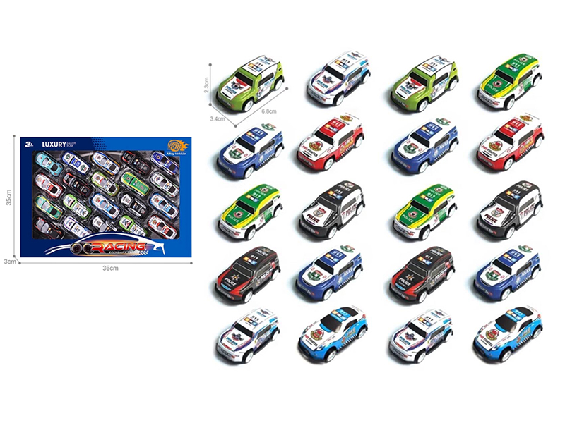 Light Alloy Pull Back Cars