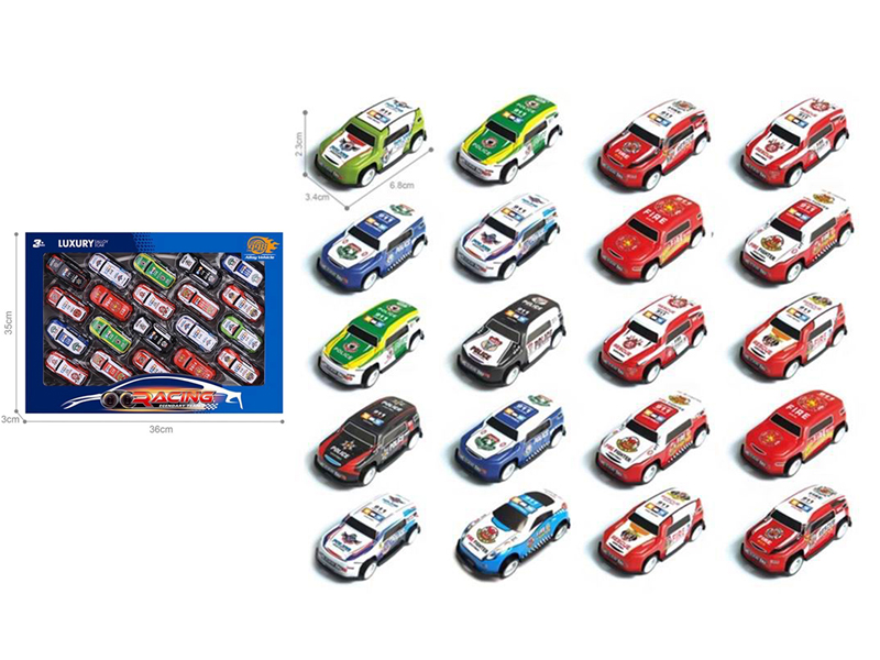 Light Alloy Pull Back Cars