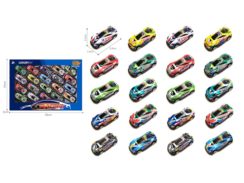 Light Alloy Pull Back Cars